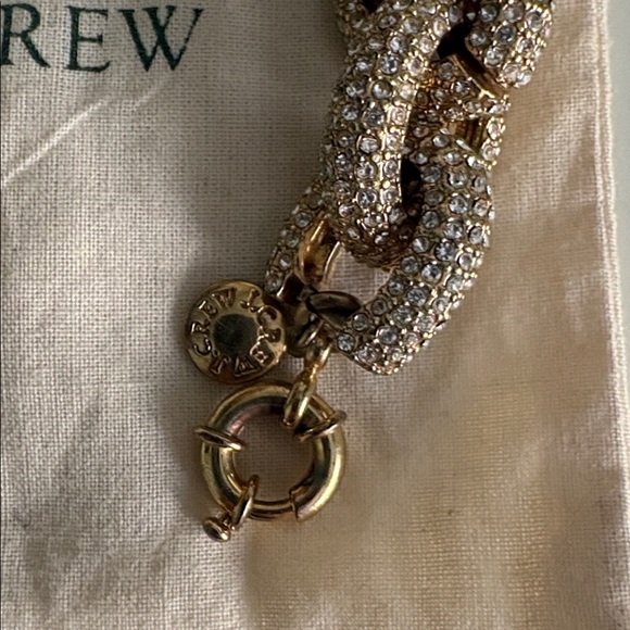 NWOT J. Crew Classic Pave Link Bracelet - Picture 5 of 5